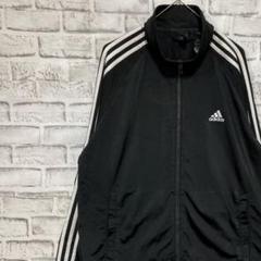 アディダス ジャージ　トラックジャケット　ブラックL31