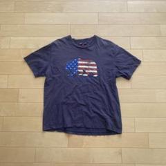 ✨超希少✨ POLO CHAMPS アメリカ国旗デザイン Tシャツ ナス紺
