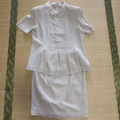 【即日配送】HIBIYA ベージュ 半袖セットアップ 11号