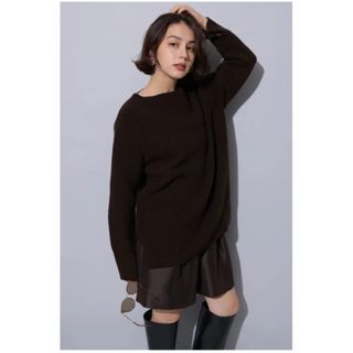 新品同様 Arpege story ドレスショートパンツ 茶色 Mサイズ