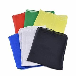 【手品グッズ】手品シルク マジックシルク 30*30cm 6枚 マジシャン専用 