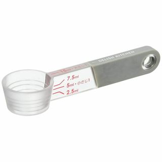 デリッシュキッチン パール金属 計量スプーン グレー 15ml 置いて量れる C
