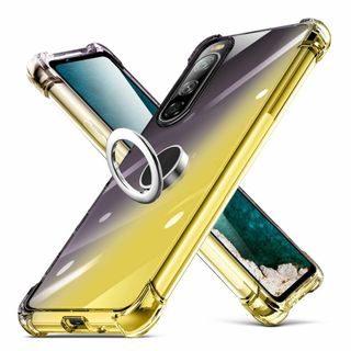 【在庫セール】Xperia 10 IV ケース 耐衝撃 リング TPU クリア 