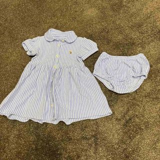 Polo Ralph Lauren ベビー用ワンピース＆ブルマセット